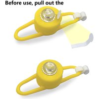 AliExpress SHIZIWANGRI Light Straps for Yellow Small Bike Duck Bicycle bell Duck Ducky Bicycle Airscrew Helmet Wind Motor Riding Lights 5/10/15/20PCS