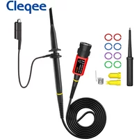 Cleqee P4100 High Voltage Oscilloscope Probe 100:1 2KV 100MHz 100X Safety BNC Connector for Oscilloscope Adjustable attenuation