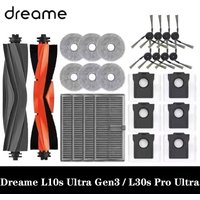 Dreame L10s Ultra Gen3, L30s Pro Ultra, L40Ultra, X40Ultra, MOVA P50 Pro Ultra, P10 Pro Ultra Filtr, Worek na kurz, Szczotka główna, Szczotka boczna