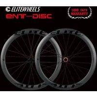 AliExpress ELITEWHEELS Carbon Wheels Disc Brake 700c Road Bike Wheelset ENT UCI Quality Carbon Rim Center Lock Or 6-blot Bock Road Cycling