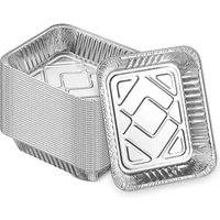 Disposable Aluminum Foil Pans Steam Table Pan Tin Foil for Turkey Sheets Kitchen Cooking Baking Aluminum Foil Dishware Tray