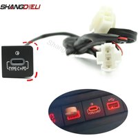 12V/24V Fit For Golf 6 Jetta 5 MK6 Scirocco 2006 -2012 Car Single Charger Type-C PD Phone Charging Interface Socket Adapter