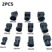 2pcs Aluminum Carbon Fiber Tube Clamps,Fixed Wing Connector,T-Frame Landing Gear,16/20/25/30/40mm forRC Plant Drone Landing Gear