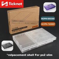 Protective Housing Case For PS2 Slim Replacement Shell For PlayStation2 Slim SCPH-7XXXX/SCPH-9XXXX Game Console