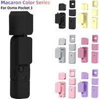 Silicone Case For DJI Osmo Pocket 3 Gimbal Camera Anti-Scratch Handle Soft Protective Case Lens Cap Anti-Bump Shell For Pocket 3