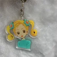Anime Keychain Kouda Mikako Yamaguchi Tsutomu Acrylic Keyring Strap Figure Hanging Accessories 6cm