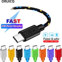 USB Type C Cable Fast Charging USb C Cables Type-c Data Cord Charger USB C For Samsung S9 Note 9 Huawei P20 Pro Xiaomi 1m/2m/3m