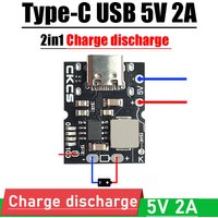 2-in-1 Typ-C USB 5V 2A Lade- und Entlademodul Ladeschutzplatine Boost-Konverter POWER 1S 4.2V 3.7V 18650 Lithium-Batterie