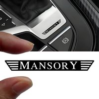 AliExpress NONE 2pcs Autocollants Mansory pour Voiture - Emblèmes de Marque Automobile en PVC Durable pour Véhicules Universels