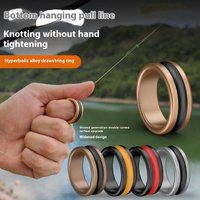 Alloy Cable Ring Fast Line Cutting Anti-slip Protect Hands Fishing Reel Tighten The Leader Knot Fishing Tools
