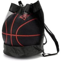 Drawstring Basketball Backpack, Basketball Box, Net Bag, Football Storage Backpack, Outdoor Volleyball Storage Bag, 32 cm, Black