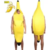 Anime Halloween Banana Costume Fruit-themed Outfit for Stage Performances Matching Parent and Child Outfits for Kindergarten
