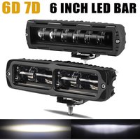 6 inch 15cm 4x4 car lights Bar led work auxiliary Headlight Motorcycle Driving Running Fog Lamp led lights 6d 7D Work Light