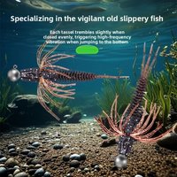 10pcs Set Threaded Light Water Dance Skirt Apron Black Pit Soft Material Needle Tail Swimbait Wild Design Fishing Lure Set