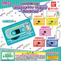 Bandai Hatsune Miku Cassette Tape Style Keychain Anime Peripheral Gacha Pendant With Kagamine Rin Len Megurine Luka Kaito Meiko