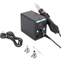 858D Hot Air Rework Station,700W 220V SMD Welding Station with Hot Air Gun,LED Digital Display,for Electronic Product Soldering