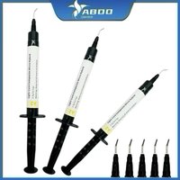 Curing 1PCS A2 2.5g Refill Dental Composite Resin Flowable Light Syringe Delivery Tips Etch Gel Adhesive Bonding