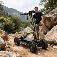 13 inches 4-Wheel High-Speed Electric Scooter – Dual/All-Wheel Drive Foldable Off-Road Vehicle for Outdoor & Patrol Use