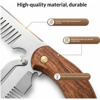 Ergonomic 3-in-1 Serrated Peeling Knife Vegetable Peeler With Easy Grip Handle And Bottle Opener For Family Meal Prep