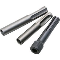 3PC Two Pits Two Slots SDS Internal Hexagonal Extension Sleeve Electric Hammer Impact Drill Bit Conversion Joint Tool Set