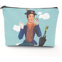 A Vintage Mary Poppins designed makeup bag- multifunctional zipper pouch, jewelry storage bag,