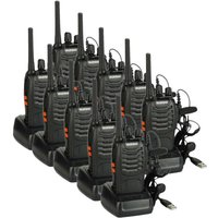 1-10PCS Baofeng BF-888S PMR446/Baofeng BF-88E PMR446 Updated Version of 888S License-Free Two Way Radio Long Range Walkie Talkie