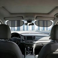 Anti-Glare Car Sunshade 2pcs UV Protection Ensures Clear Vision Blocks Sunlight for Driving
