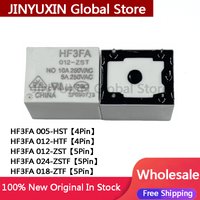 5Pcs HF3FA 005-HST HF3FA 012-HTF 4Pin HF3FA 012-ZST HF3FA 024-ZSTF HF3FA 018-ZTF 5Pin HF3FA 005 012 024-HST ZST HTF