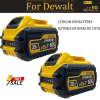 for DEWALT 60V 18Ah Power Tool Battery 120W High Power DCB609 DCB206 20V 18.0Ah Lithium Ion Battery DCB606 60V 12Ah Batteries