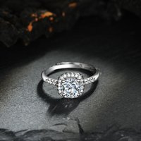 925 Sterling Silver Ring CZ Zircon for Women Luxury Shining Beautiful Ring Fashion Wedding Party Women Jewelry Wholesale
