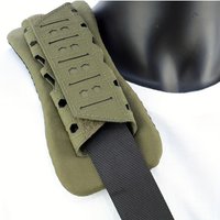 1 PC Breathable Tactical Shoulder Pad, Anti-Slip Shock Absorption Strap for Backpack Outdoor Laser-Cut Nylon