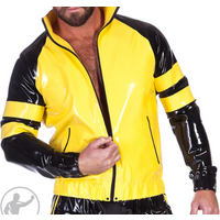 Latex Rubber Cosplay Catsuit Anzug Zentai Cosplay Suit Fashion sports top jacket Christmas