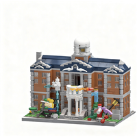 1504PCS MOC Hero Movie Mini X Mansion Inspired Model Premium Display Assembly Bricks DIY Creative Home Decor Gift Collectible