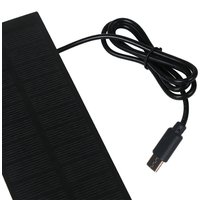 5W Solar Panel Charger Portable Foldable Electronic Accessories Charging Panel Lightweight for Security Camera Phones Lantern
