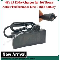 Elecrun 42V 2A Ebike Charger Compatible with 36V Bosch Active/Performance Line E-Bike Battery Charging for Electric Bicycles