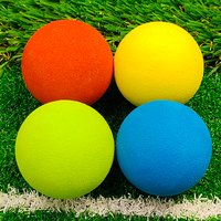 10Pcs/Set 40mm EVA Foam Soft Golf Balls Training Practice Flexible Golf Accessories For Indoor Outdoor 4 Color