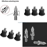 3PCS Rubber Feet 1/4 Tripod Feet Nails Slip Resistant For Tripod Legs Ensuring Stability On Indoor And Outdoor Shoots