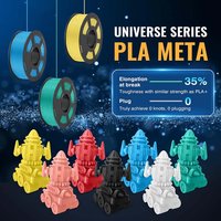 JAYO 5 Rolls PLA Meta Filament 1.75MM 3D Filament PLA For FDM 3D Printer Neatly Wound Toughness 3D Printing Materials 1.1KG
