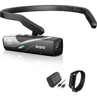 ORDRO EP8 4K 60FPS Head-Wearable Video Camera for YouTube Vlogging with 2-Axis Gimbal Stabilizer Wide Filming Angle Camcorder