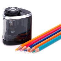 Electric Sharpener Desktop Automatic Pencil Sharpener Touch Switch Pencil Sharpener for 6-8mm and Color Pencil School