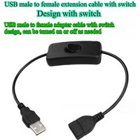 1/2/3/4Pcs USB Switch LED Desk Lamp Wire - Cable For Clip Light Sunset Light