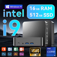 Brand New Mini PC Windows 11 Intel i9-10980HK Office/home Use Desktop Computer BT5.2 16GB RAM 2TB SSD Portable Gaming Mini PC