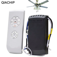 Ceiling Fan Light Remote Control Switch AC 110V 220 3 Speed Timing T4 5uF Wireless Remote Controls For Fan Lamp Light Diy Kit