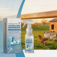 Outdoor Chicken Coop Deodorizer Cleaner Mild Non Irritating Formula for Fresh Clean Chicken Coop Environment Deodorizing Use