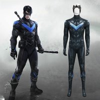 Acrobatic Knight Performance Costume Tight Suit Cosplay Male Fashion Play Costume Arkham Knight Comic Book Character