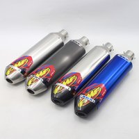 Einlass 51mm Motorrad Auspuffrohr Schalldämpfer FMF 4T Escape Moto mit Halterung Universal für KTM 450 EXC RC390 DRZ 400 R1 R3 R6 etc