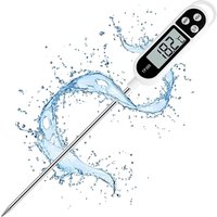 Food Thermometer Digital Meat Cooking Thermometer Instant Read Long Probe Auto Off LCD Screen Kitchen