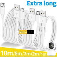 1m/2m/3m/5m/10m Extra Long Micro Usb Fast Charging Cable for Samsung Xiaomi Android Phones Camera Monitor Power Bank Data Cord