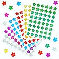 Holographic Reward Stickers, Stars Flowers Hearts Dots, Kids Behavior Chart Stickers, School Student Stationery DIY Decoration