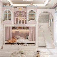 Children's beds are the same as wide beds, bunk beds, double bunk beds, girls' tree houses